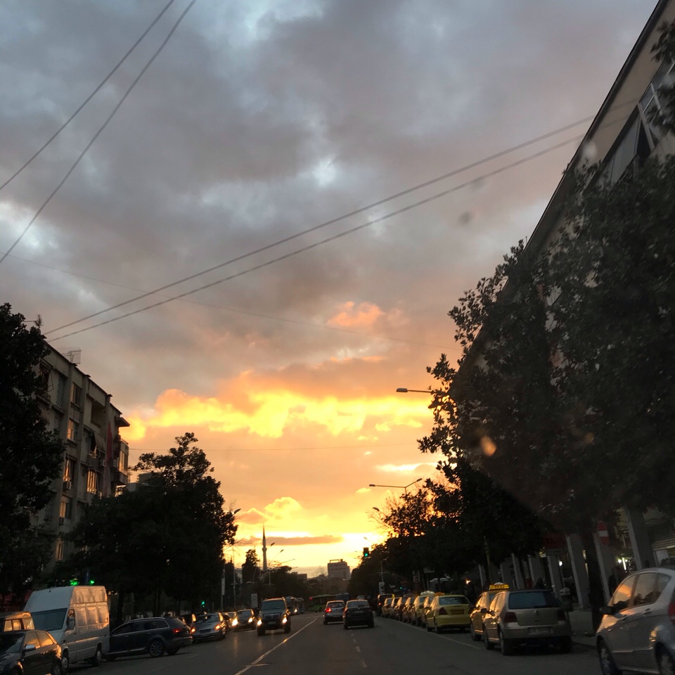 A stop in Albania
